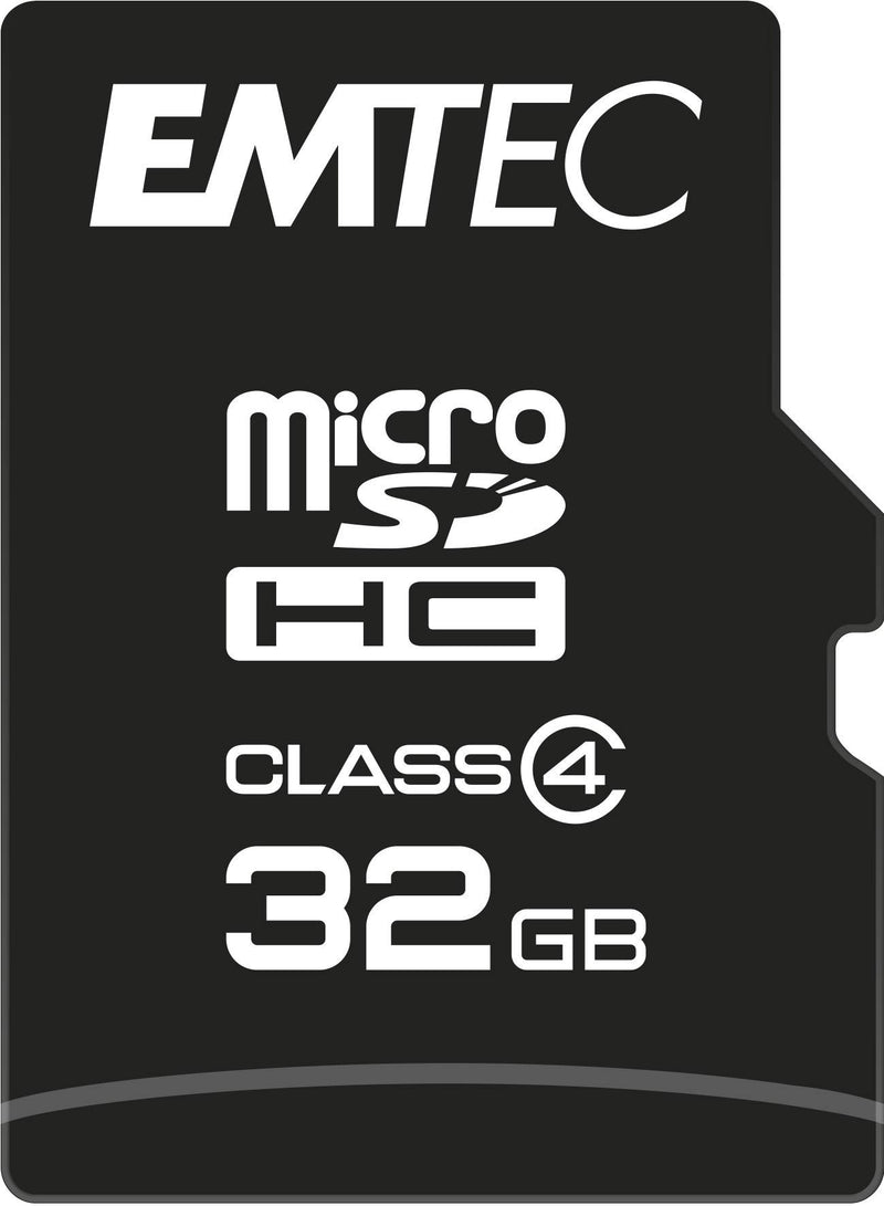 Emtec Mini Super Jumbo Scheda Memoria microSD da 32GB, Multicolore