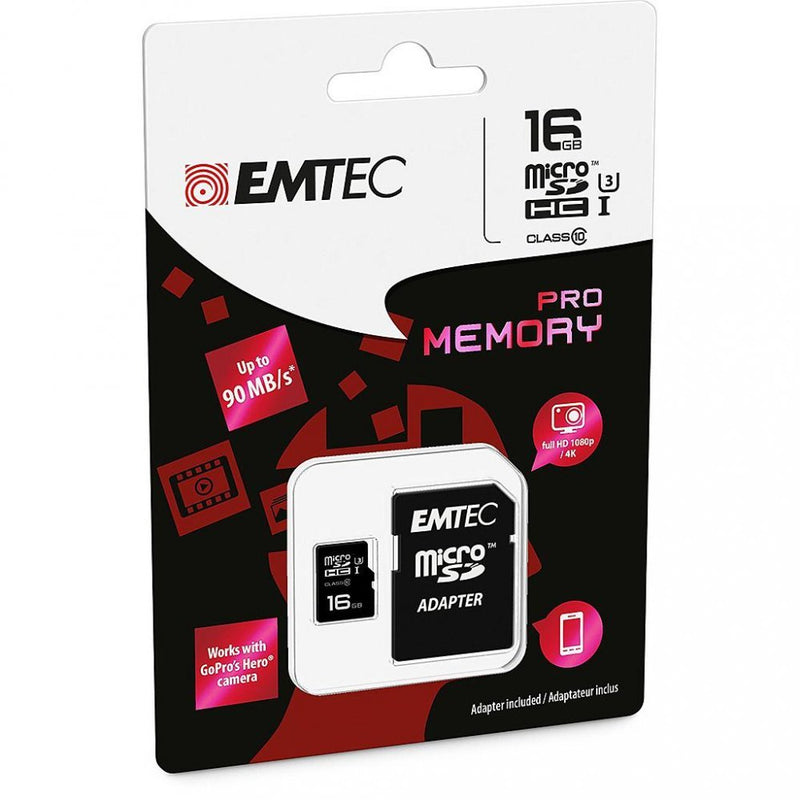 Microsd + Adapter 16Gb Pro (3D - 4K