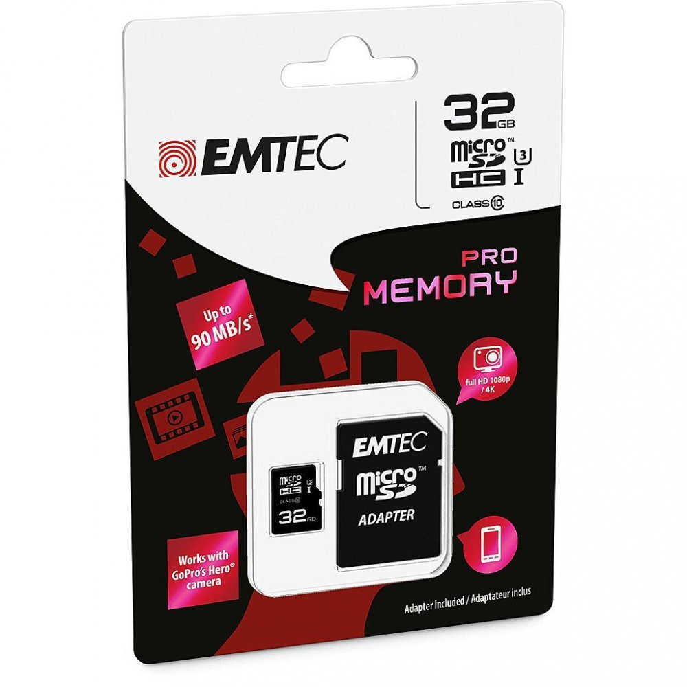 Microsd + Adapter 32Gb Pro (3D - 4K