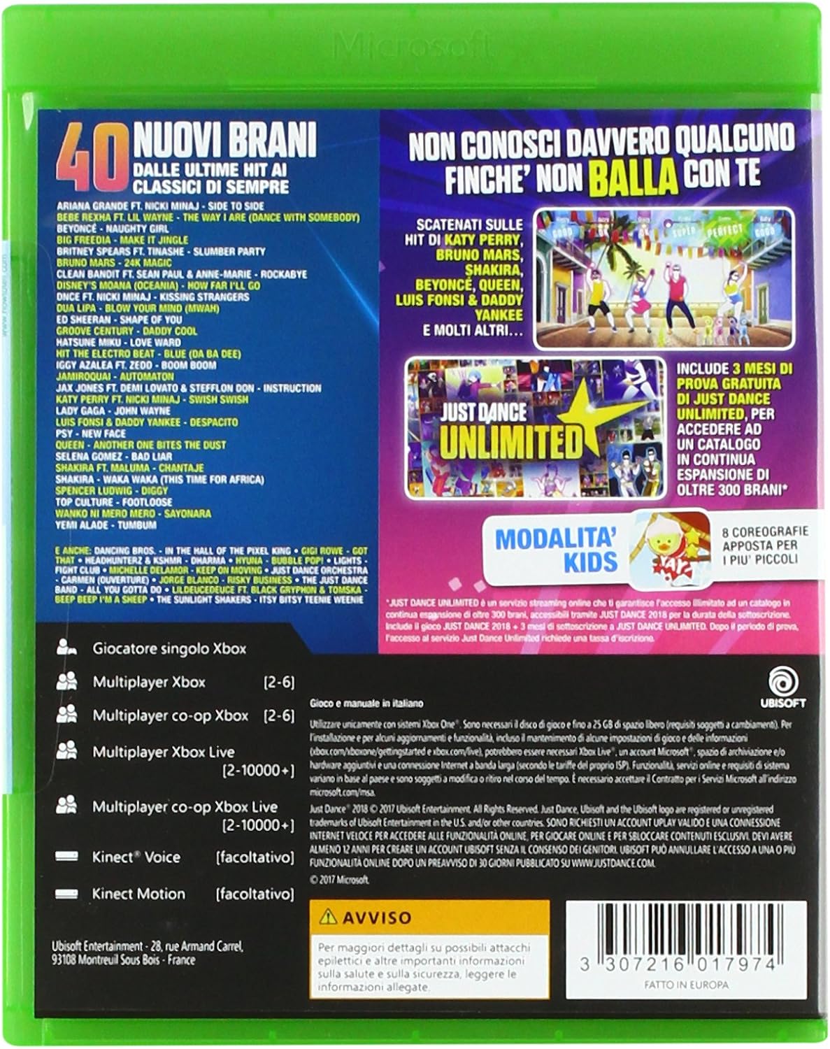 Just Dance 2018 - Xbox One
