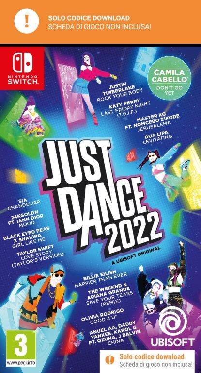 Just Dance 2022 Code in Box Switch