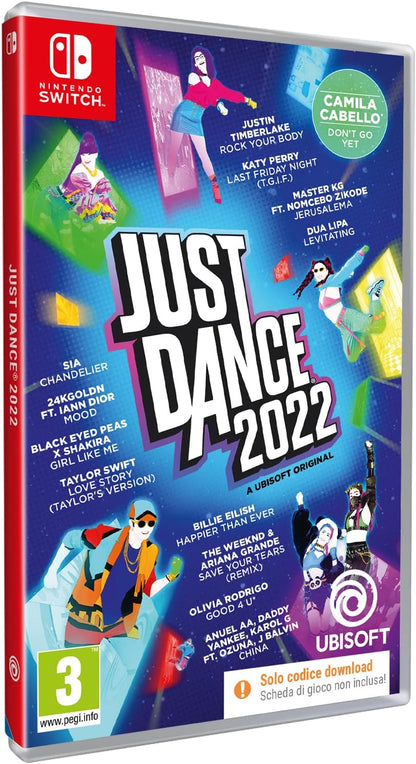 Just Dance 2022 Code in Box Switch