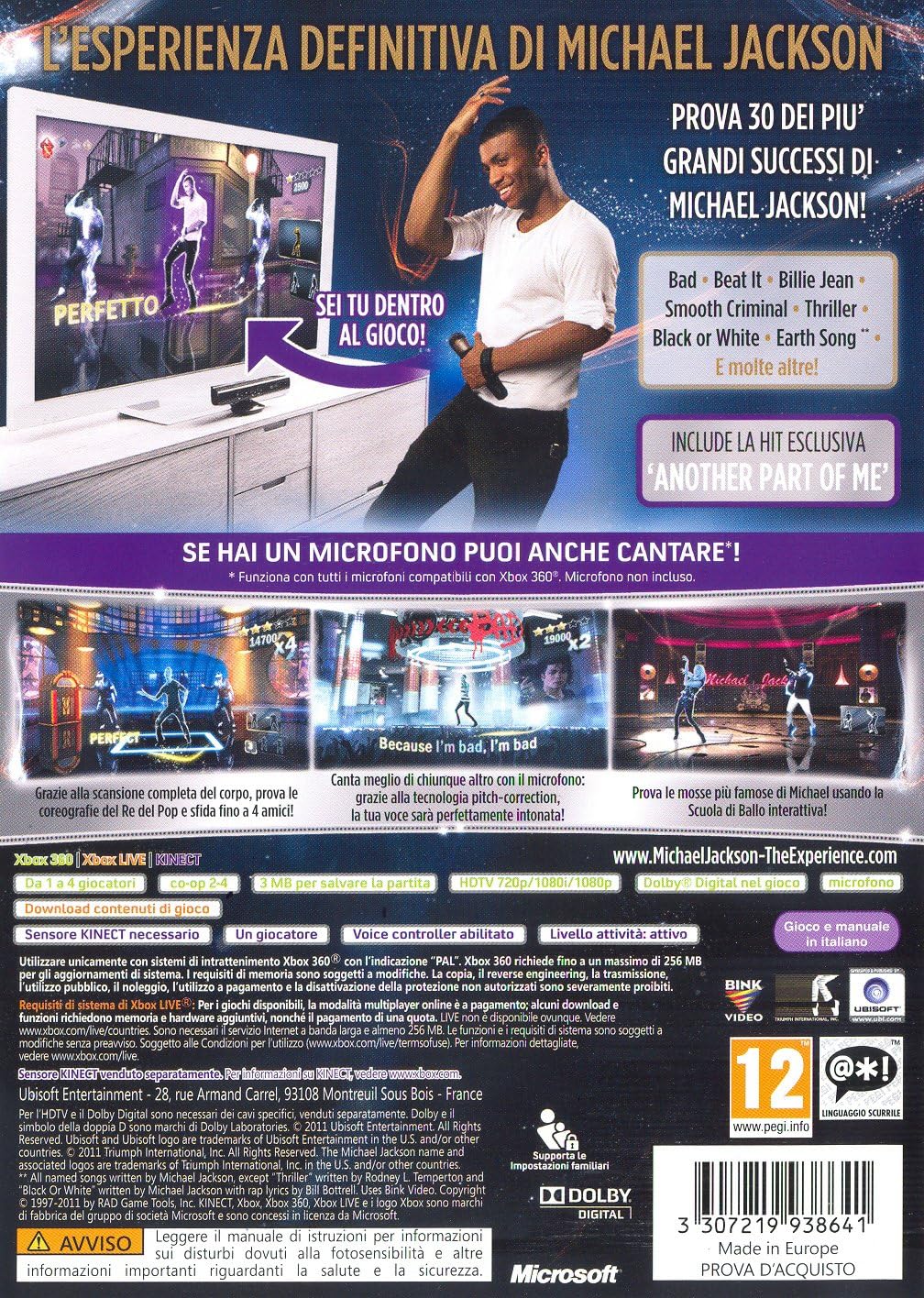 Michael Jackson The Experience D1 Vers.