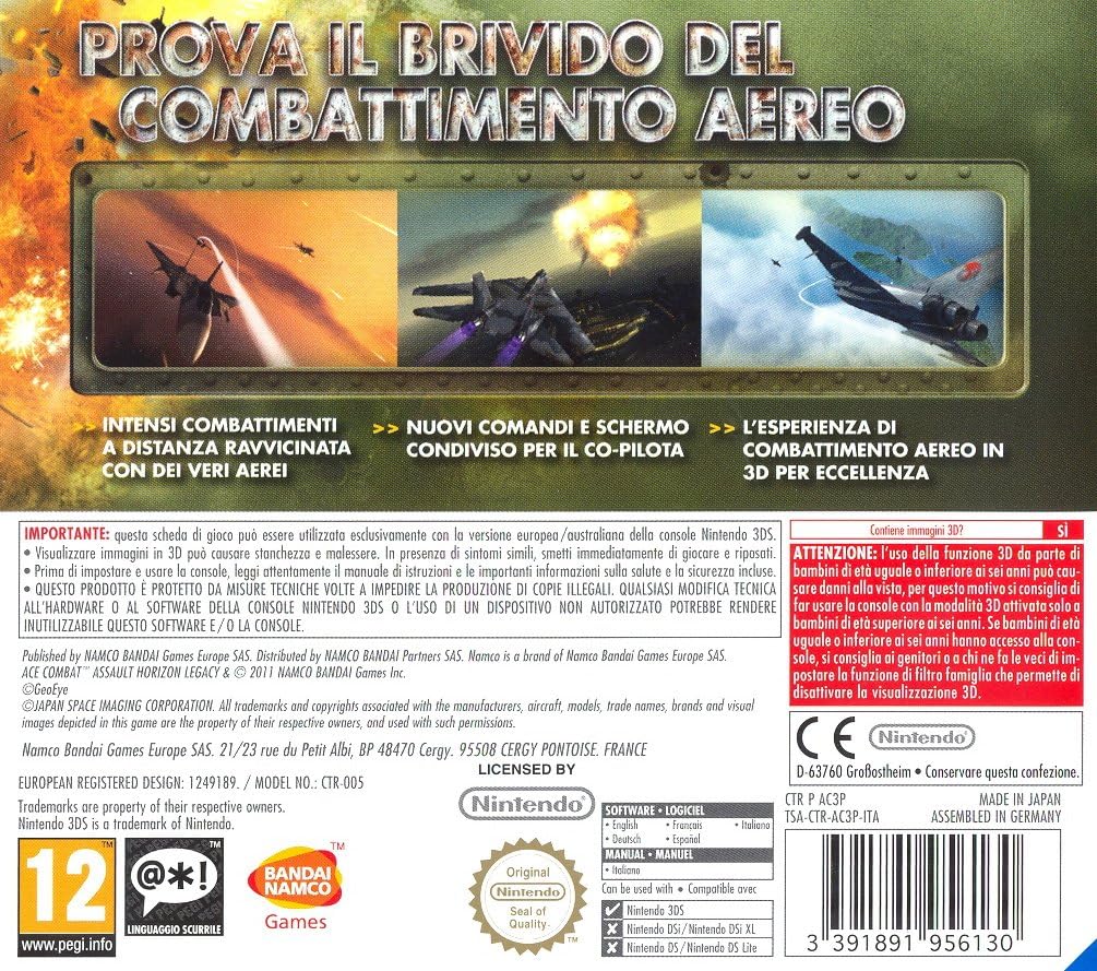 GIOCO 3DS ACE COMBAT: