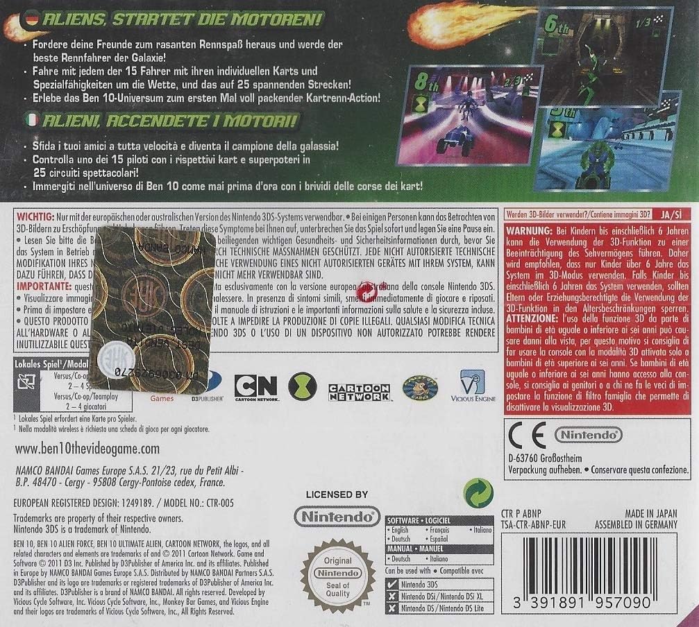 Ben 10 Galactic Racing