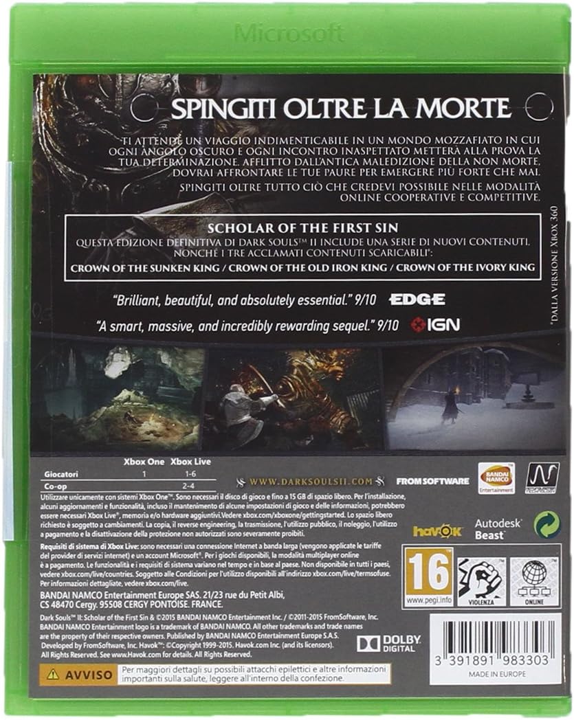 Dark Souls II: Scholar Of The First Sin - Xbox One