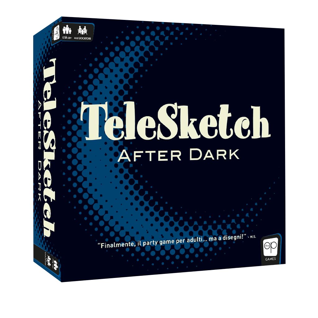 Asmodee: Telesketch After Dark, Gioco da Tavolo per Adulti, Età 18+, 4-8 Giocatori, Edizione in Italiano