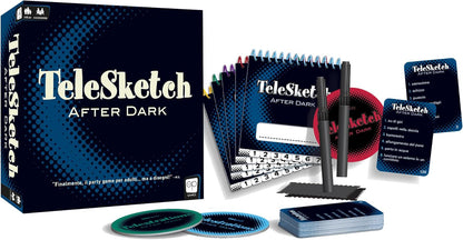 Asmodee: Telesketch After Dark, Gioco da Tavolo per Adulti, Età 18+, 4-8 Giocatori, Edizione in Italiano