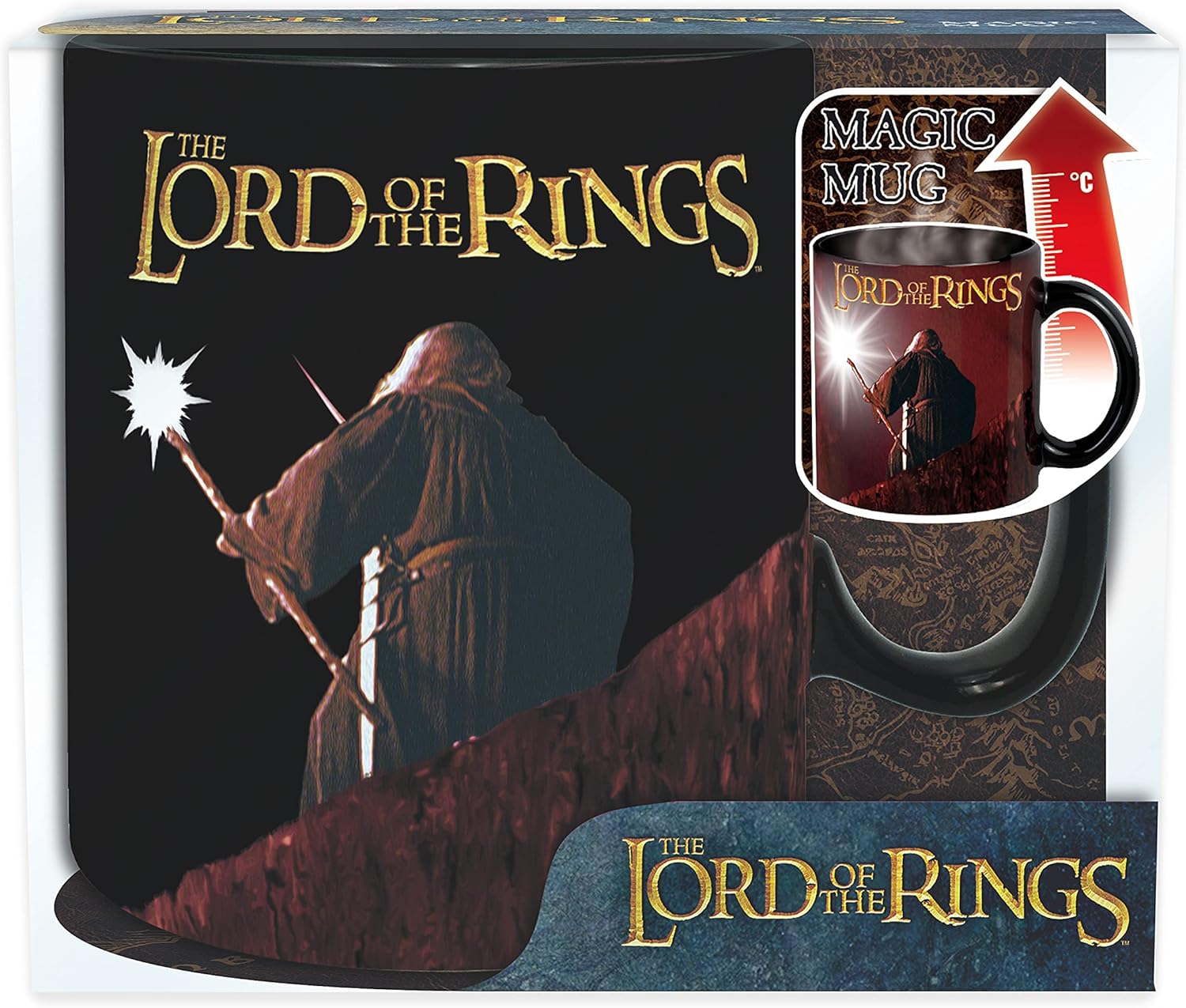 ABYstyle - LORD OF THE RINGS - Tazza Heat Change - 460 ml - Non passerai