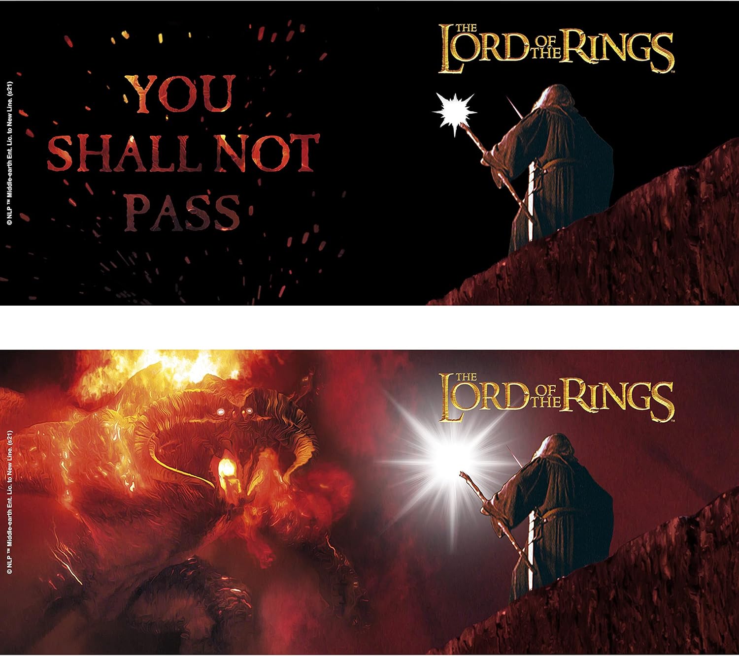 ABYstyle - LORD OF THE RINGS - Tazza Heat Change - 460 ml - Non passerai