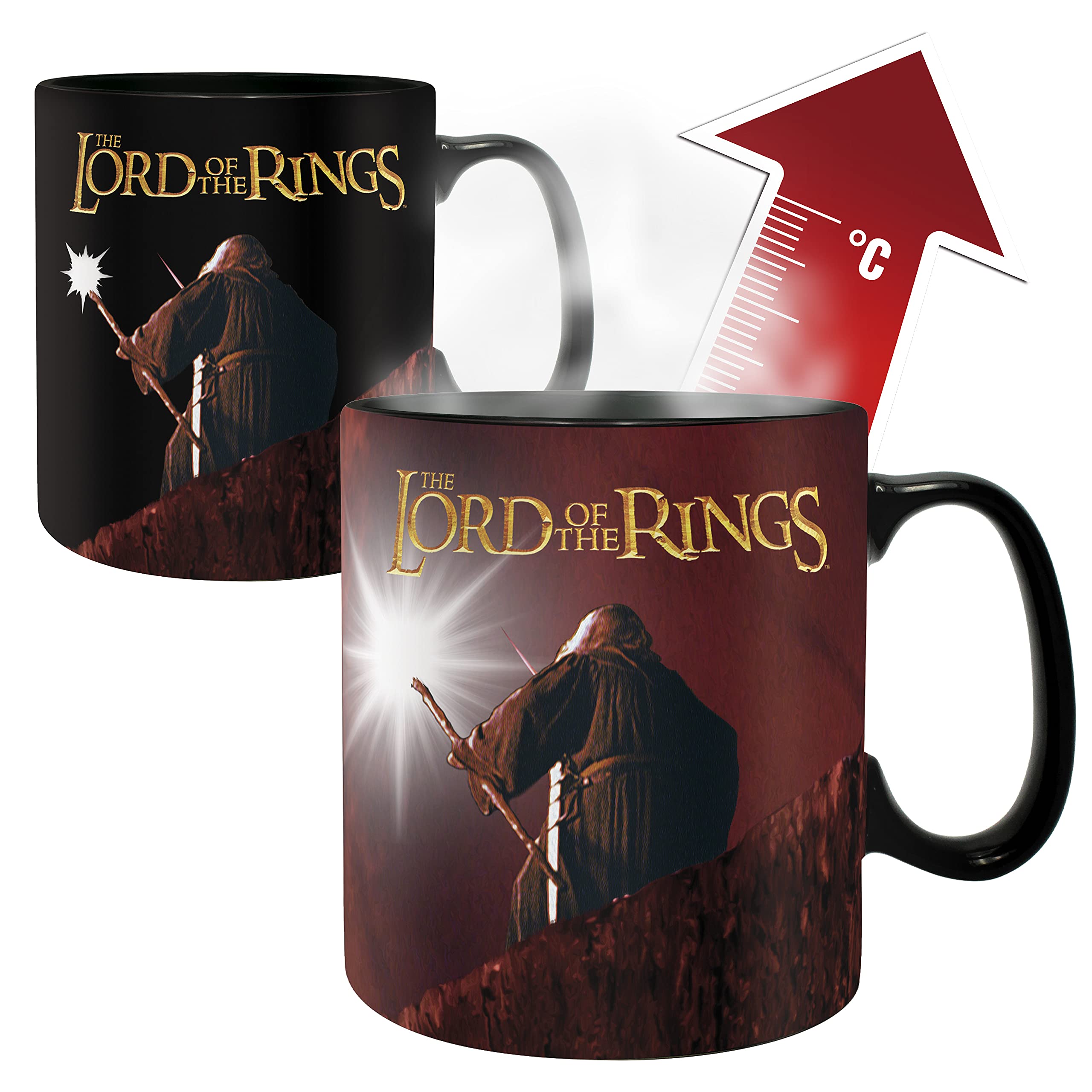 ABYstyle - LORD OF THE RINGS - Tazza Heat Change - 460 ml - Non passerai