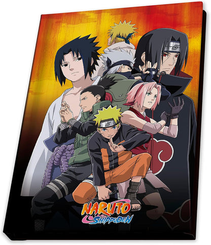 ABYstyle Naruto Shippuden Set regalo include Jouranl, tazza da tè in ceramica e portachiavi Anime Manga Drinkware per casa e cucina Accessori regalo 3 pezzi