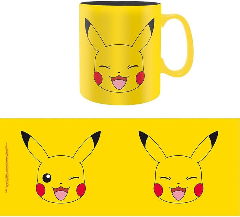 ABYSTYLE - POKEMON Tazza 460 ml Pikachu Viso