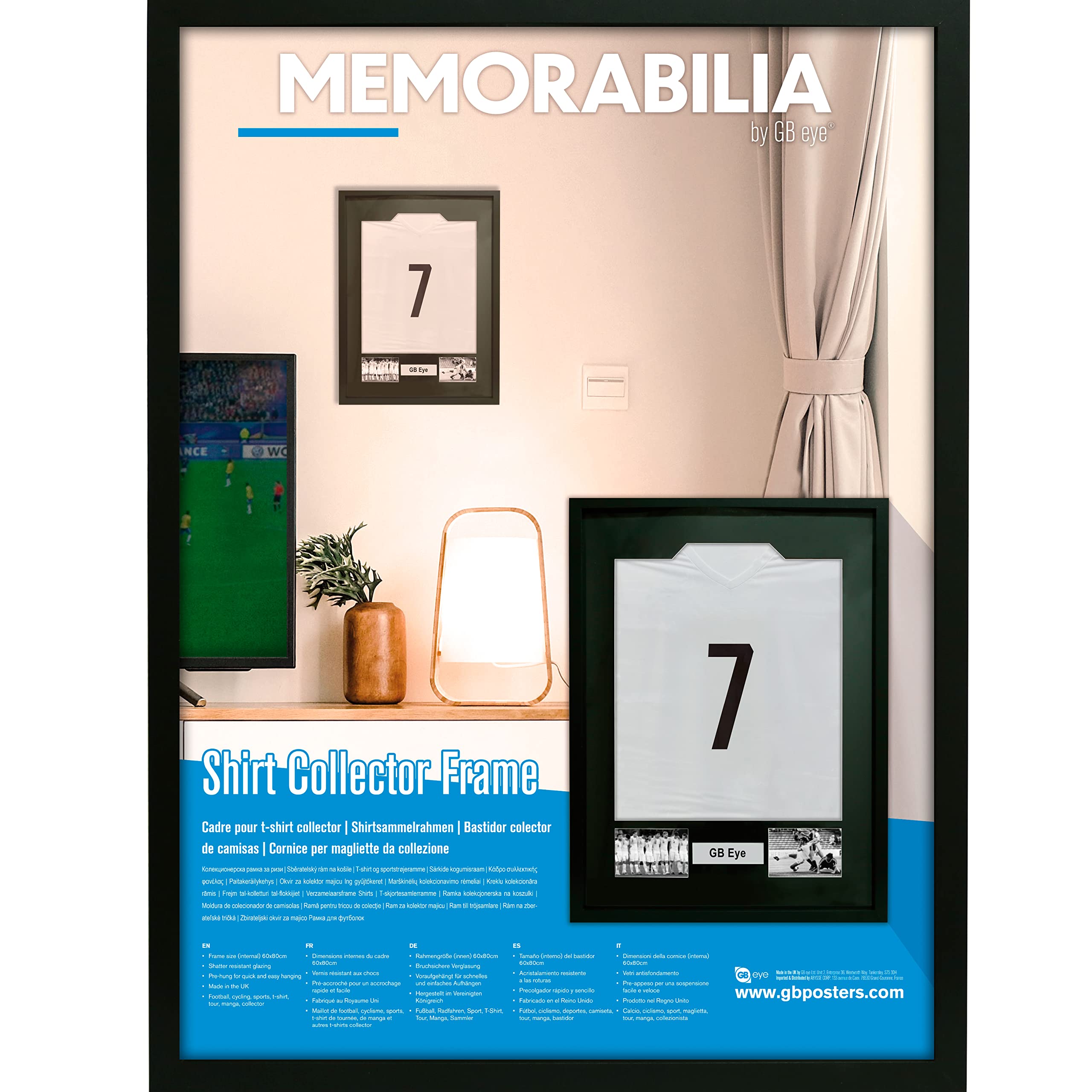 Cornice Esposizione Trading Card Nera 16 Posti