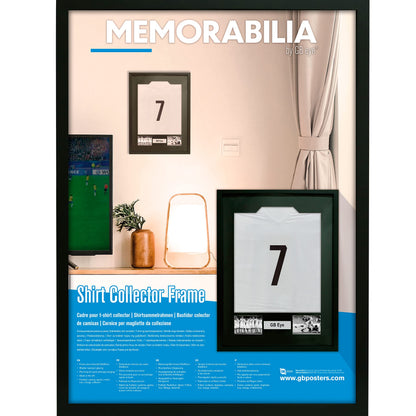 Cornice Esposizione Trading Card Nera 16 Posti