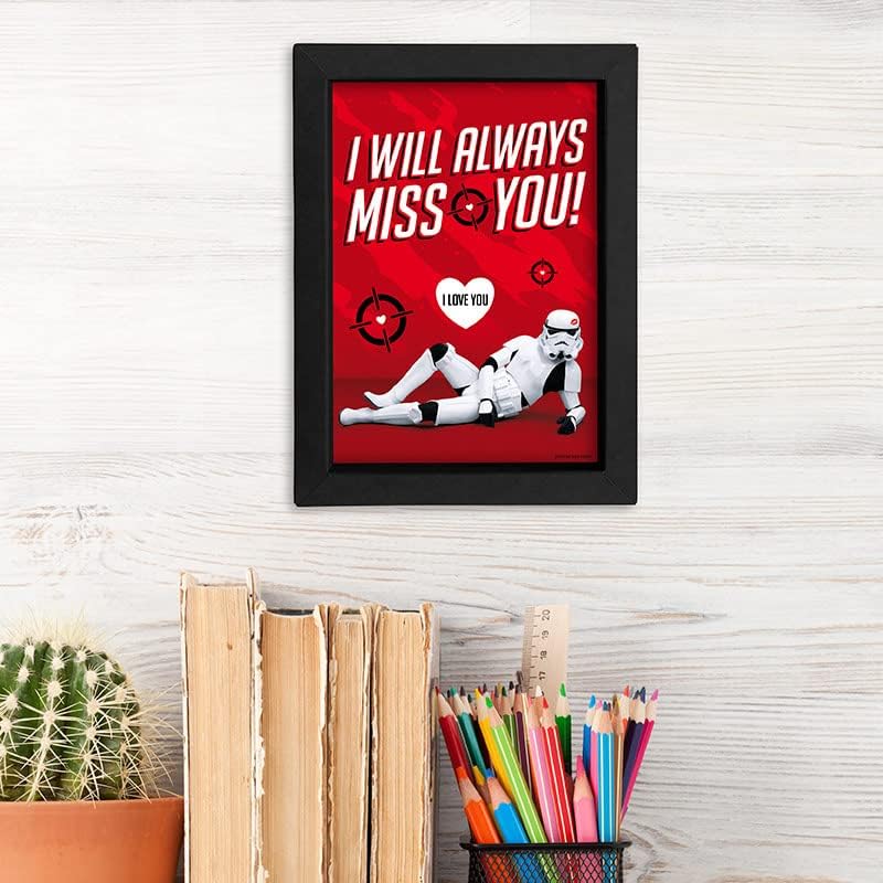 Quadro Star Wars Stormtrooper I Will Always Miss You