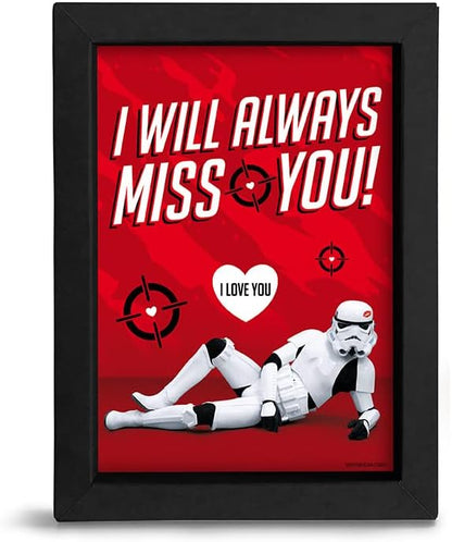 Quadro Star Wars Stormtrooper I Will Always Miss You