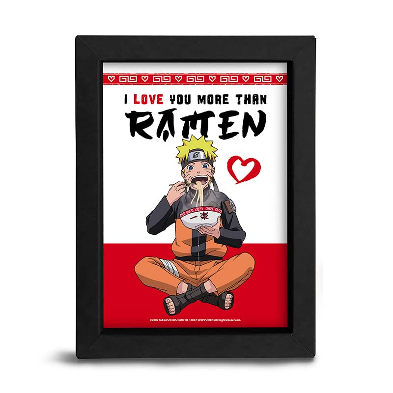 Quadro Naruto I Love You More Than Ramen