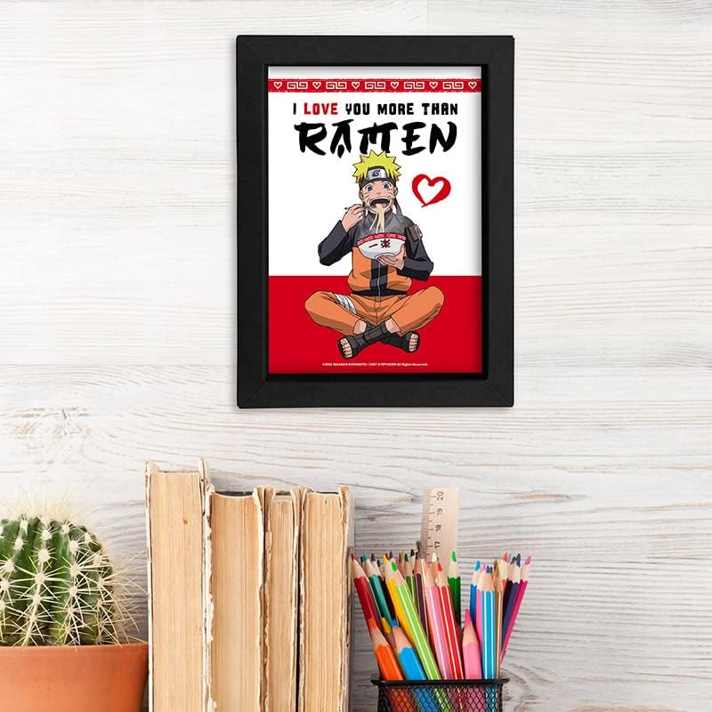 Quadro Naruto I Love You More Than Ramen