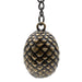 ABYSTYLE - House OF THE DRAGON Portachiavi 3D Uovo di drago, argento, Dimensions : H. 3,5 cm x L. 2,7 cm