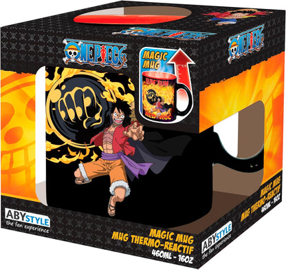 ABYSTYLE - One Pece - Tazza termica reattiva Luffy vs Kaido