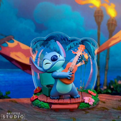 Abysse Disney: Stitch - Guitar Statue (10Cm) (Abyfig138)