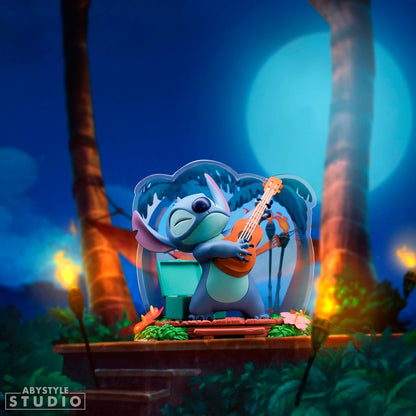 Abysse Disney: Stitch - Guitar Statue (10Cm) (Abyfig138)