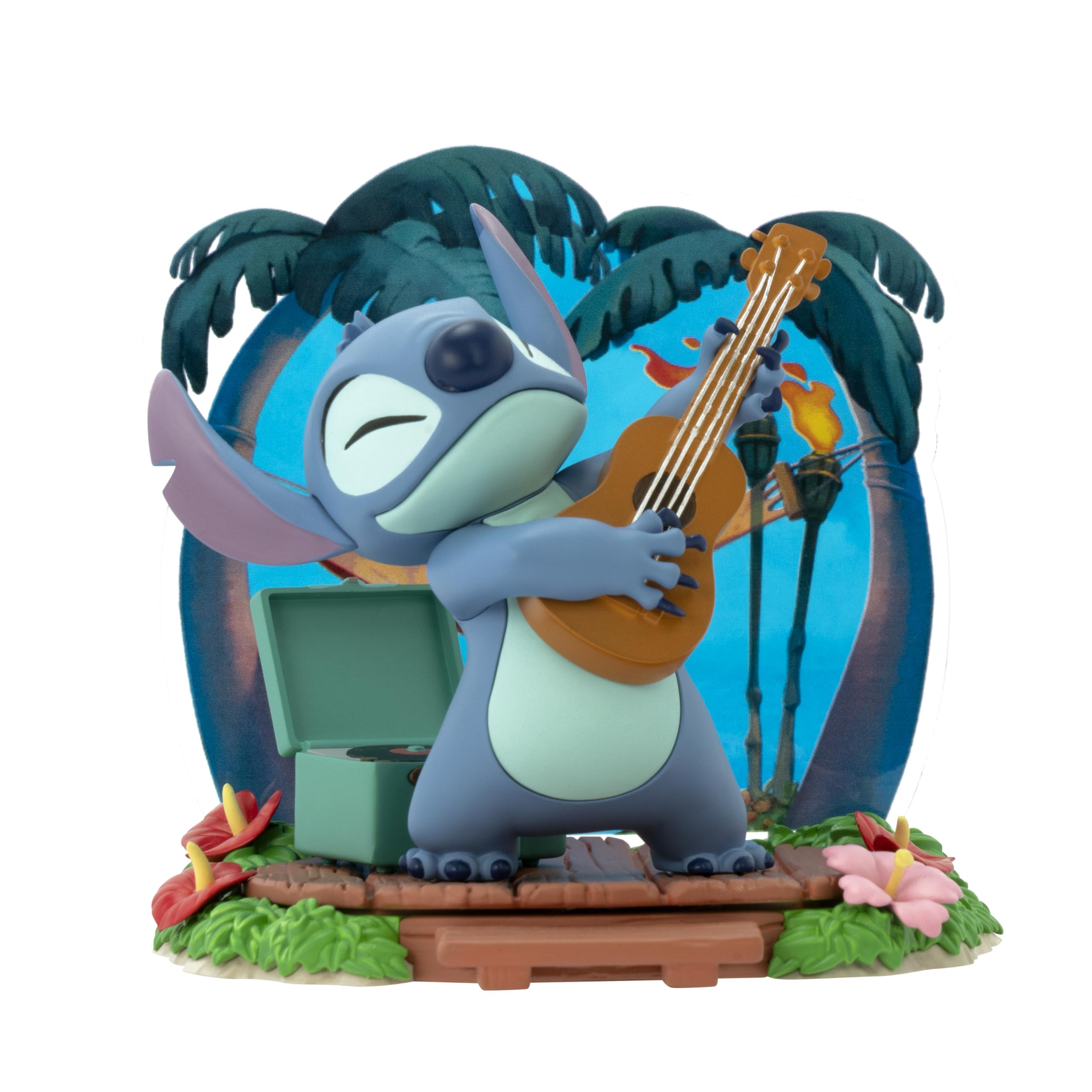 Abysse Disney: Stitch - Guitar Statue (10Cm) (Abyfig138)