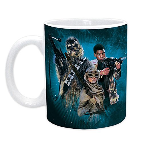 Tazza Star Wars Chewbacca & Rey & Finn