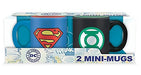 Set 2 Mini Tazze Superman & Green Lantern