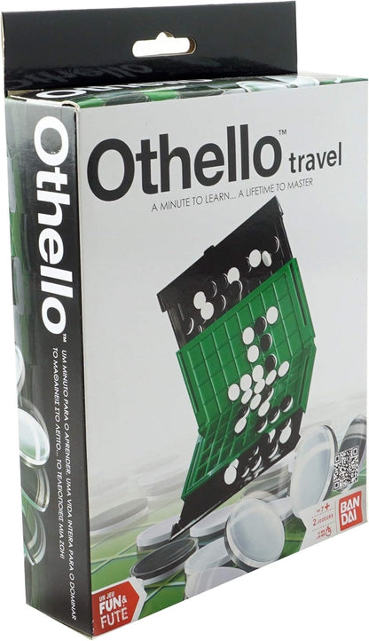 Bandai Giochi Divertenti e Intelligenti-Othello Edizione Viaggio società strategia-Gioco portatile-MH80050, Multicolore, MH80050