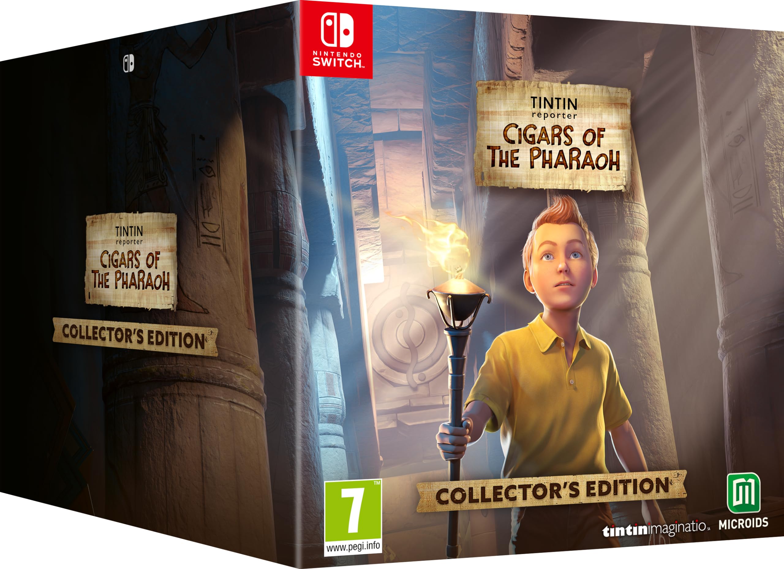 Collector's Edition Video Games Tintin Reporter: Les Cigares Du Pharaon (Switch