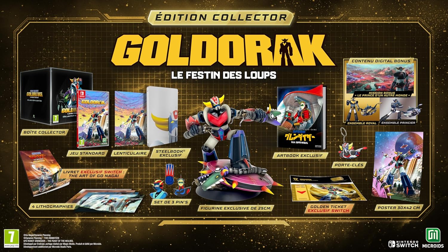 MDM MERIDIEM GAMES Ufo Robot Goldrake - Il Banchetto Dei Lupi - Collector Edition