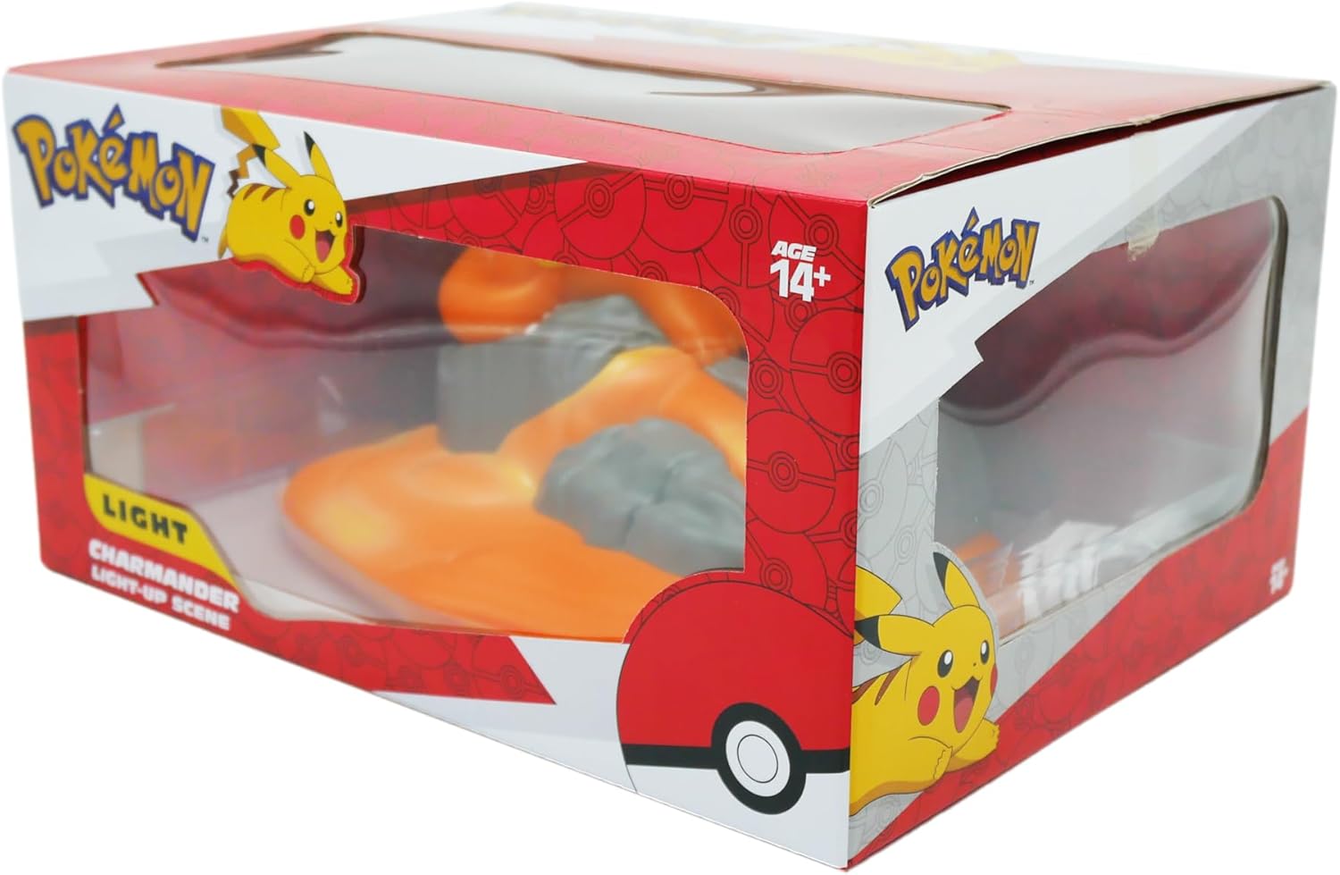 TEKNOFUN – Offizielle Pokemon-Lizenz – POKEMON Lichtszene GLUMANDA Lichtfigur – USB-C – für Kinder zum Sammeln – 811402