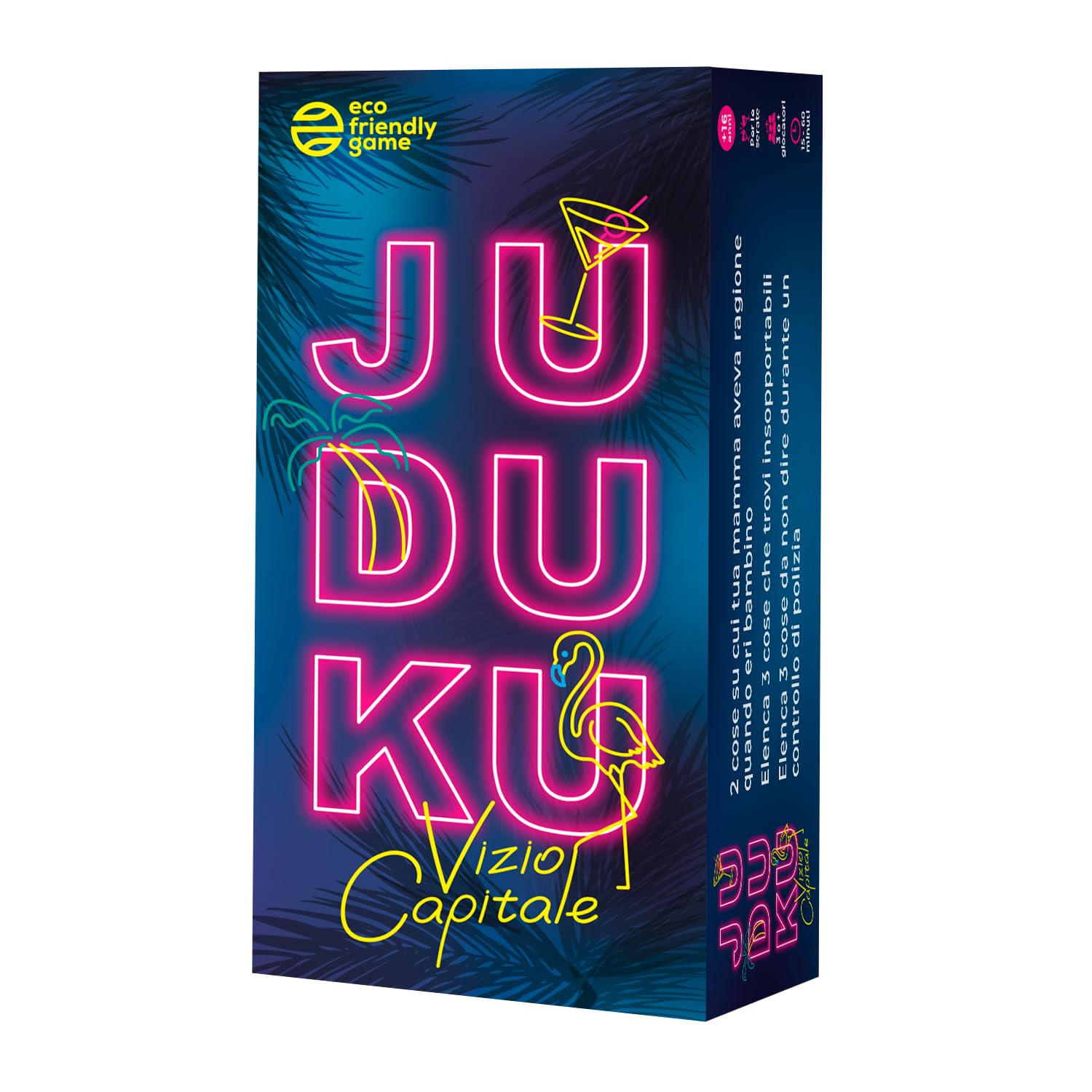 JUDUKU Vizio Capitale - Giochi da Tavolo- Giochi da tavolo adulti ideale per le serate tra amici - Giochi di società - Giochi di Carte Single Vizio Capitale