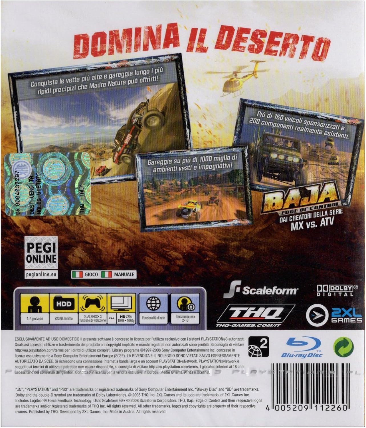 Baja Edge Of Control