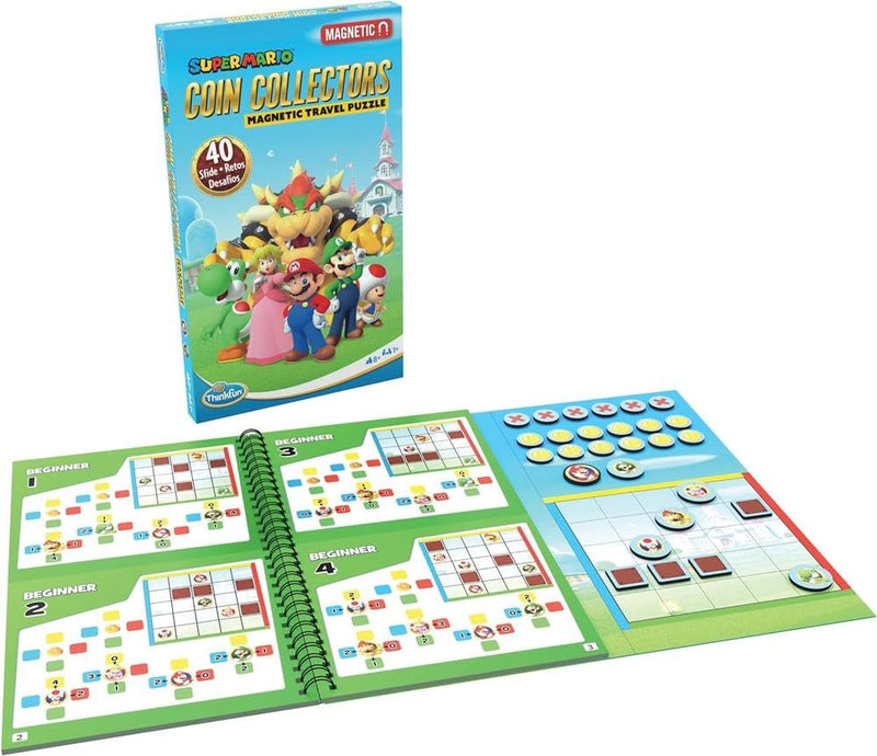 ThinkFun - Super Mario Coin Collector, Gioco di Logica, Età 8+ Anni