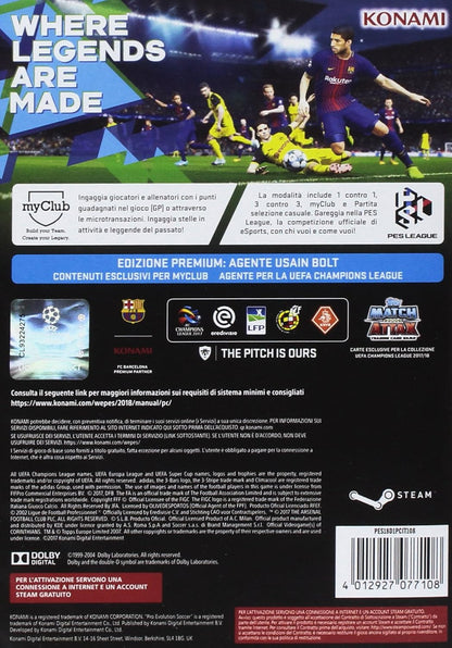 Pro Evolution Soccer 2018 Premium - Day-one - PC