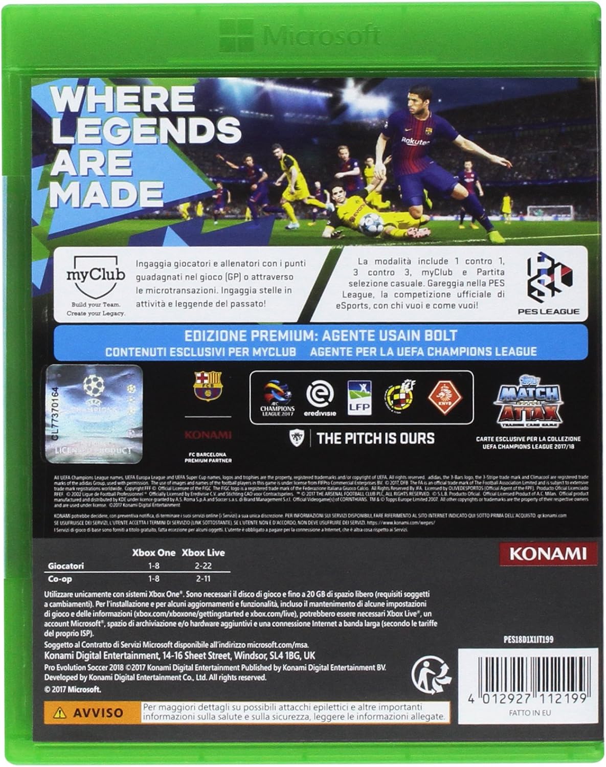 Pro Evolution Soccer 2018 (Premium Edt.)