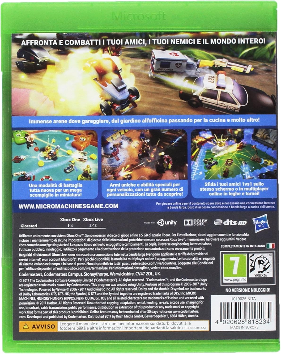Micro Machines: World Series - Xbox One