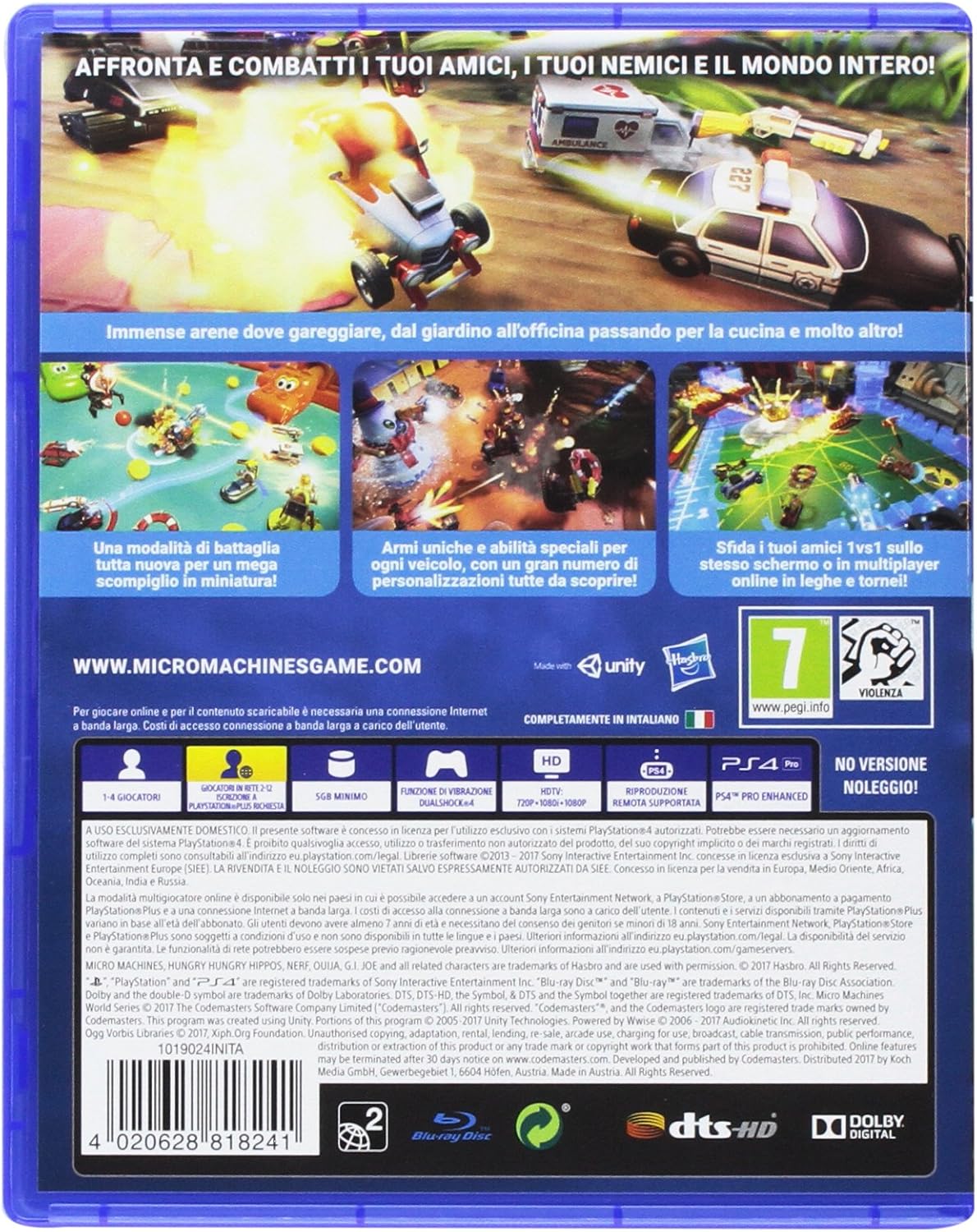 Micro Machines: World Series - PlayStation 4