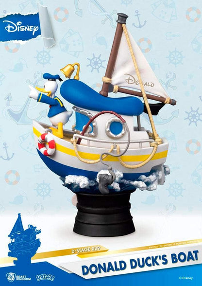 Beast Kingdom Donald Duck's Boat Diorama Stage 029 D-Stage Figur, Mehrfarbig, einheitsgröße, DS-019