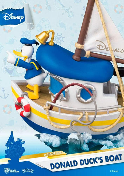 Beast Kingdom Donald Duck's Boat Diorama Stage 029 D-Stage Figur, Mehrfarbig, einheitsgröße, DS-019