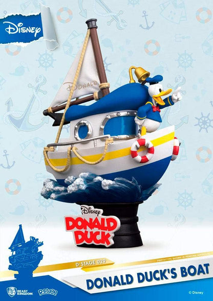 Beast Kingdom Donald Duck's Boat Diorama Stage 029 D-Stage Figur, Mehrfarbig, einheitsgröße, DS-019