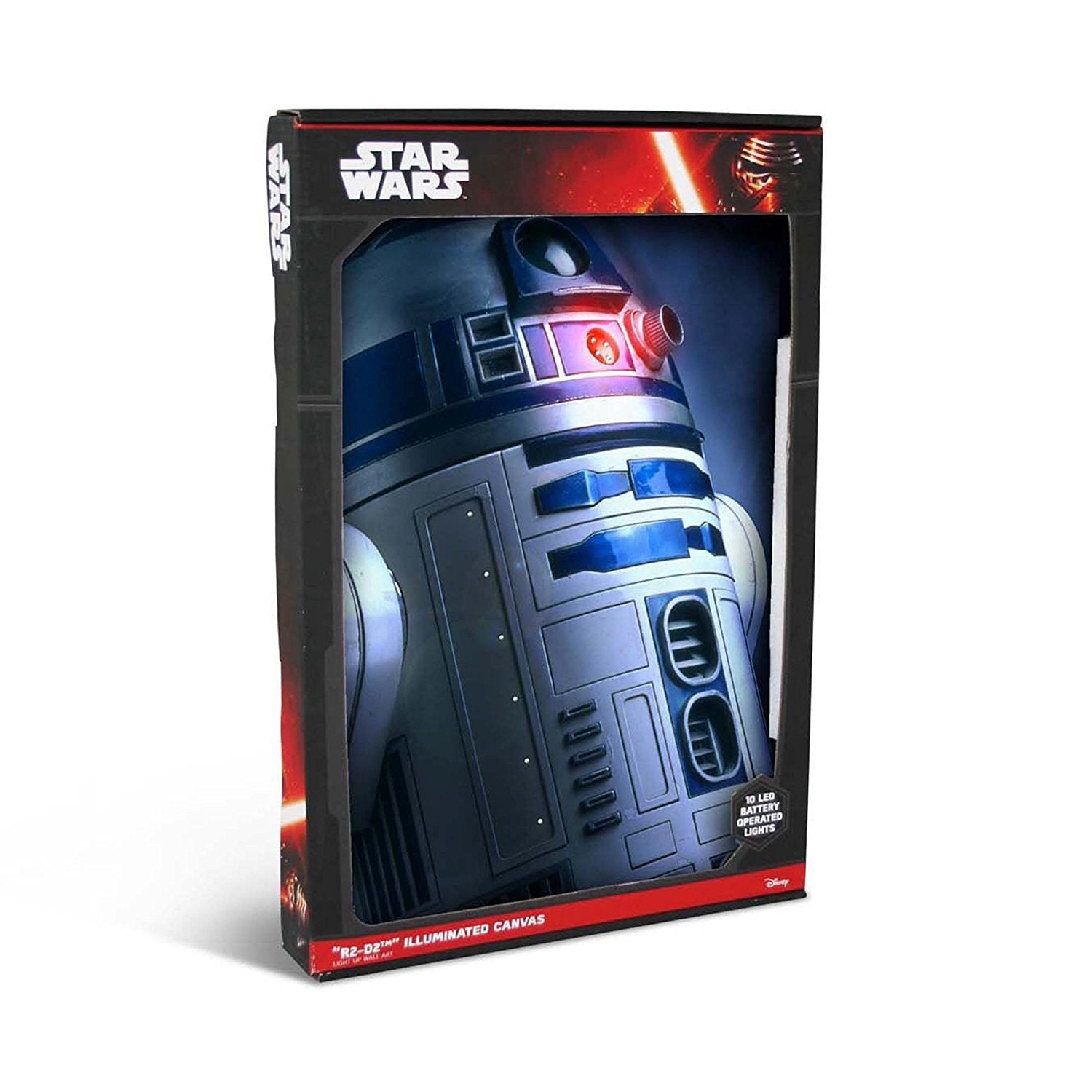 R2D2 Photographic Style Illuminated Canvas