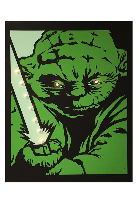 Quadro Luminoso Star Wars - Yoda Small