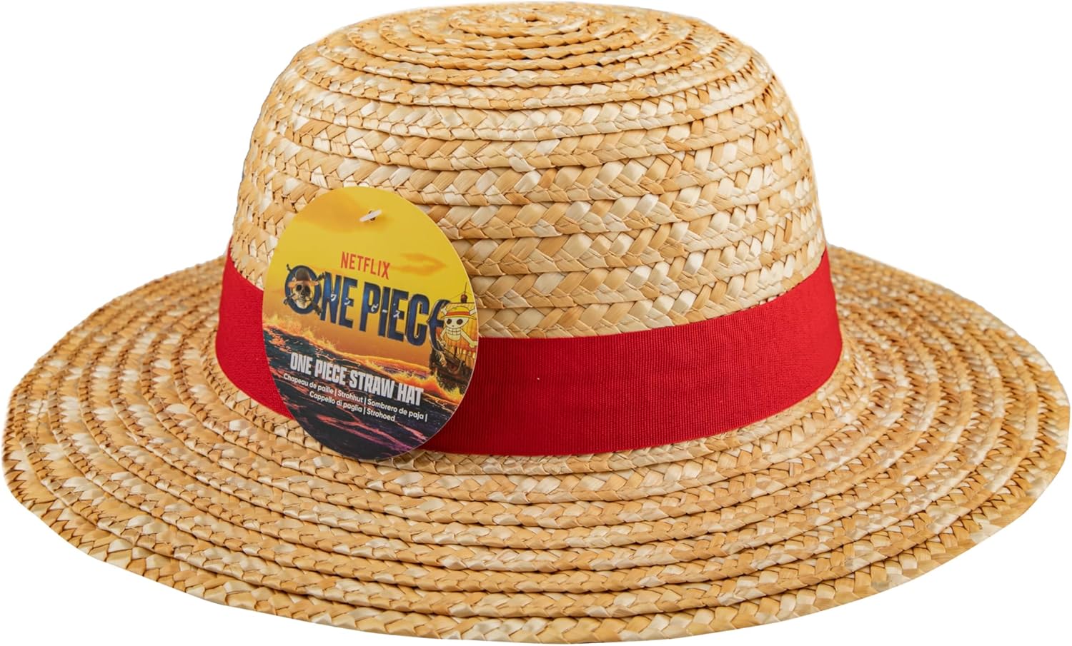 Cinereplicas One Piece - Cappello di Paglia Luffy - 58-61 cm - Licenza Ufficiale