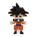 NANOBLOCKS Bandai - Nanoblock - Son Goku - Dragon Ball Z - Mini-Bausteinfigur - Konstruktionsspiel - Bausatz für Manga-Pixel-Figur - NBDB001