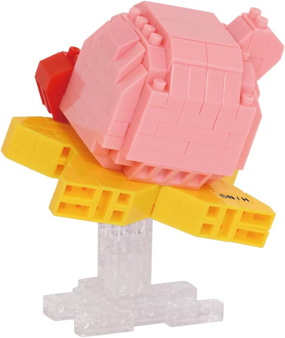 nanoblock Kirby Model NBCC141 Building Blocks Puzzles For Adults And Kids | Plastic Model Kits With Mini Bricks Make Great Gaming Gifts For Boys Girls And Adults Age 12+