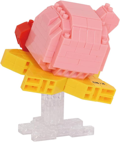 nanoblock Kirby Model NBCC141 Building Blocks Puzzles For Adults And Kids | Plastic Model Kits With Mini Bricks Make Great Gaming Gifts For Boys Girls And Adults Age 12+
